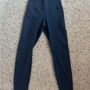 Blue High-Waisted Leggings